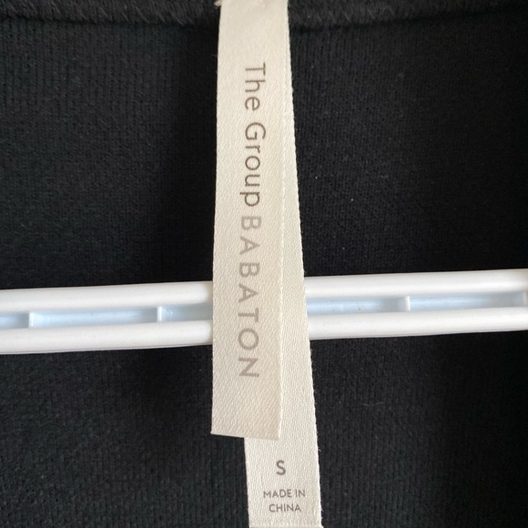 Aritzia The Group Babaton Ty Belted Cardigan Black Sz Small New - Picture 5 of 8